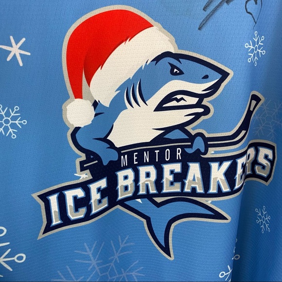 FHL Mentor Ice Breakers Hockey Jersey GAME WORN - Picture 2 of 5
